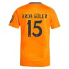 Camisola Real Madrid Arda Guler 15 Homen Equipamento 2ª 24/25